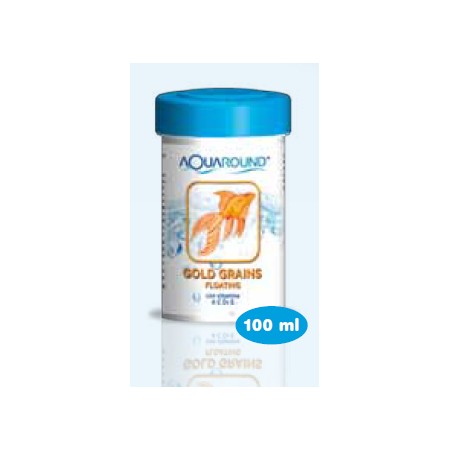 Aquaround Mangime Pesci Rossi Grani Galleggiante 100ml