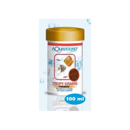 Aquaround Tropy Grains Premium Mangime in Grani per Pesci Tropicali 500ml