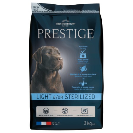 PRO NUTRITION FLATAZOR ADULTE LIGHT E/O STERILISED 15KG