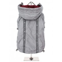 URBAN PUP IMPERMEABILE ANTIPIOGGIA ANTI VENTO CON CAPPUCCIO STACCABILE - Grey Rainstorm Rain Coat