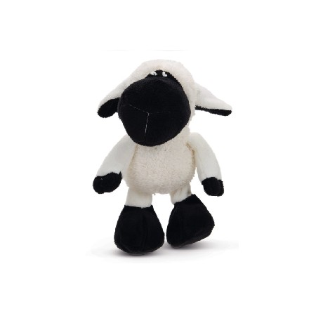 Beeztees Gioco Pecora in Peluche con Suono, Colore Bianco